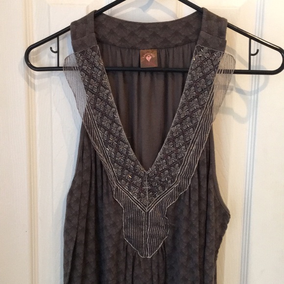 Anthropologie Language Sleeveless Top M - Picture 2 of 6